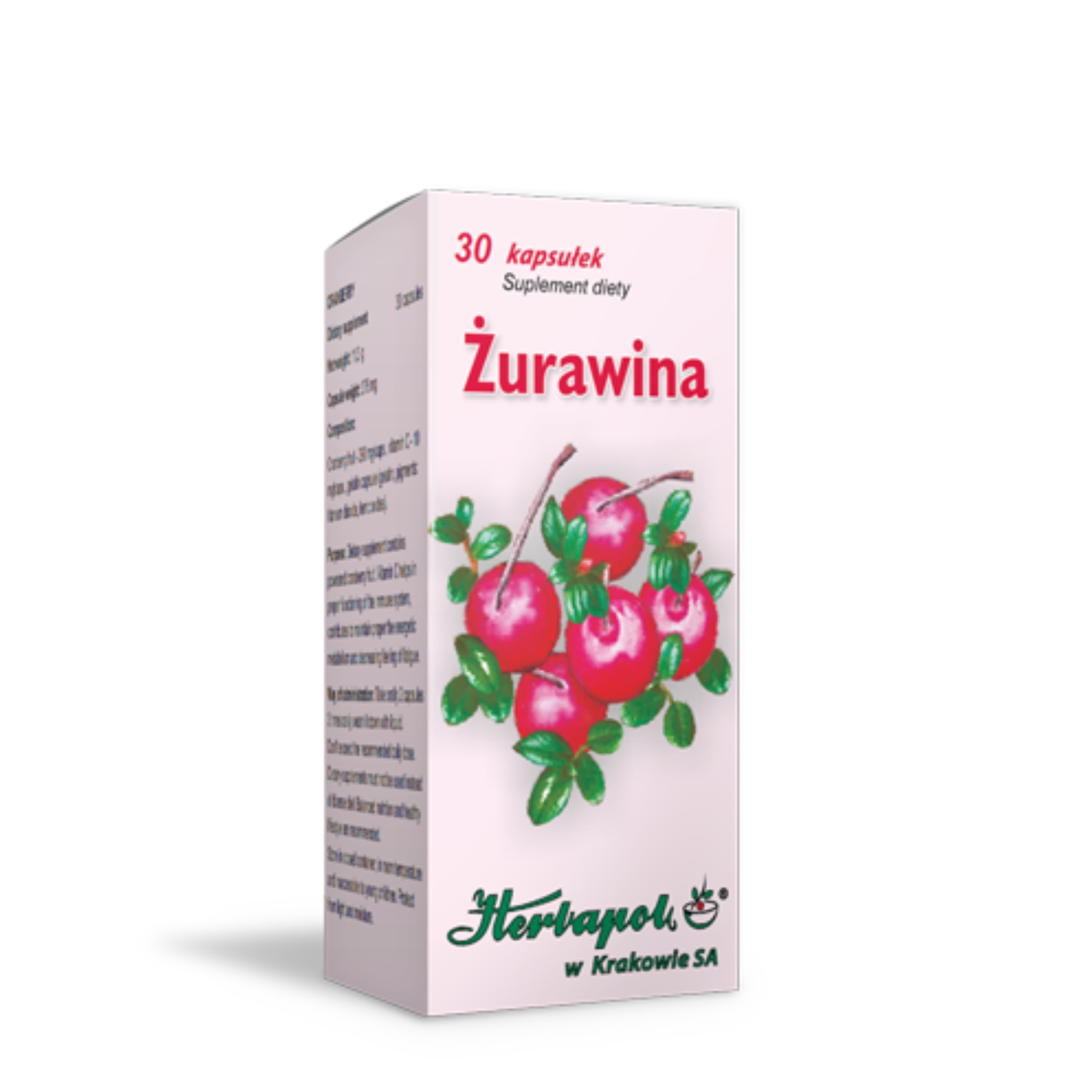 Herbapol kraków - żurawina, 30 kapsułek