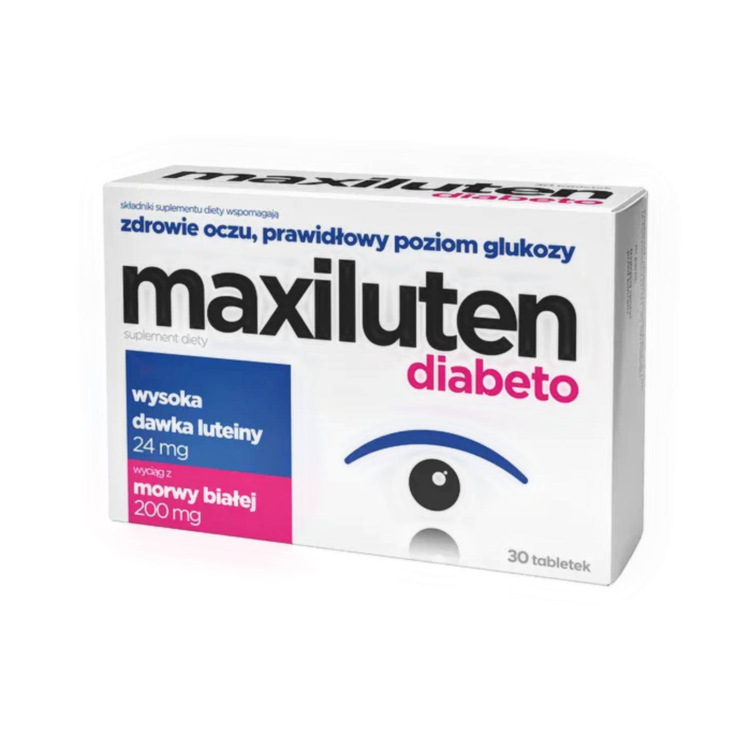 Maxiluten diabeto, 30 tabletek