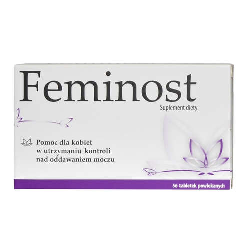 Feminost - pomoc dla kobiet w przywróceniu kontroli nad oddawaniem moczu, 56 tabletek