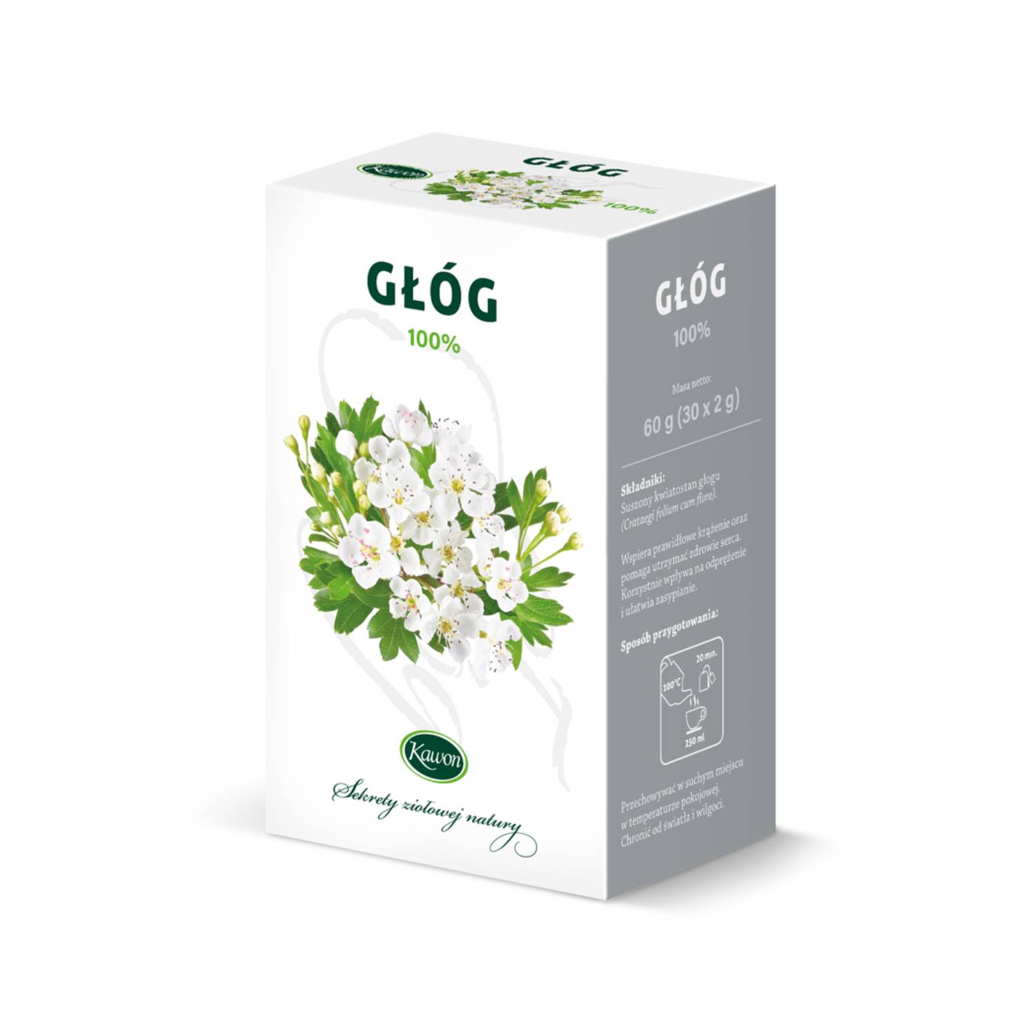 Kawon głóg, 30 saszetek po 2g