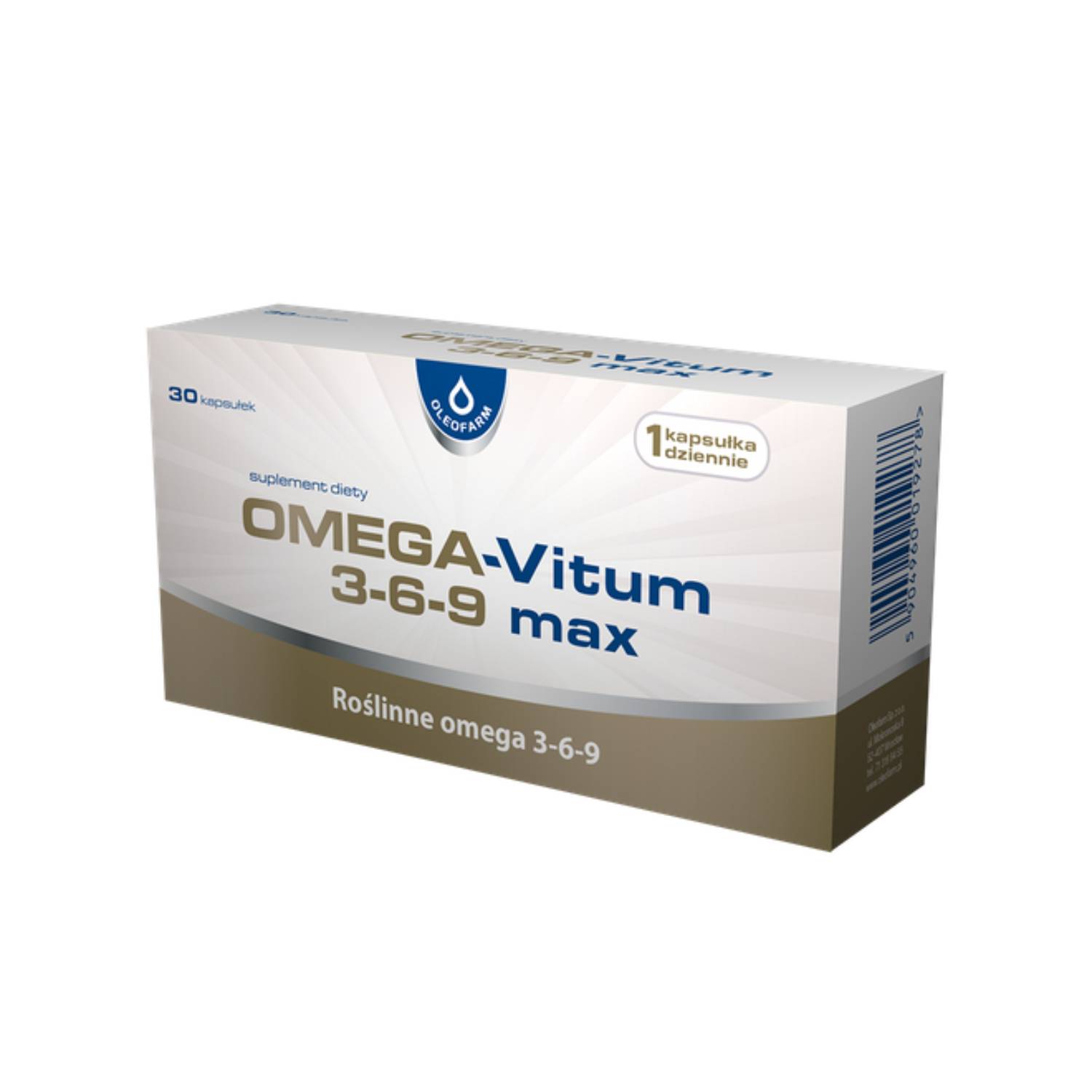 Omega-vitum 3-6-9 max, 30 kapsułek