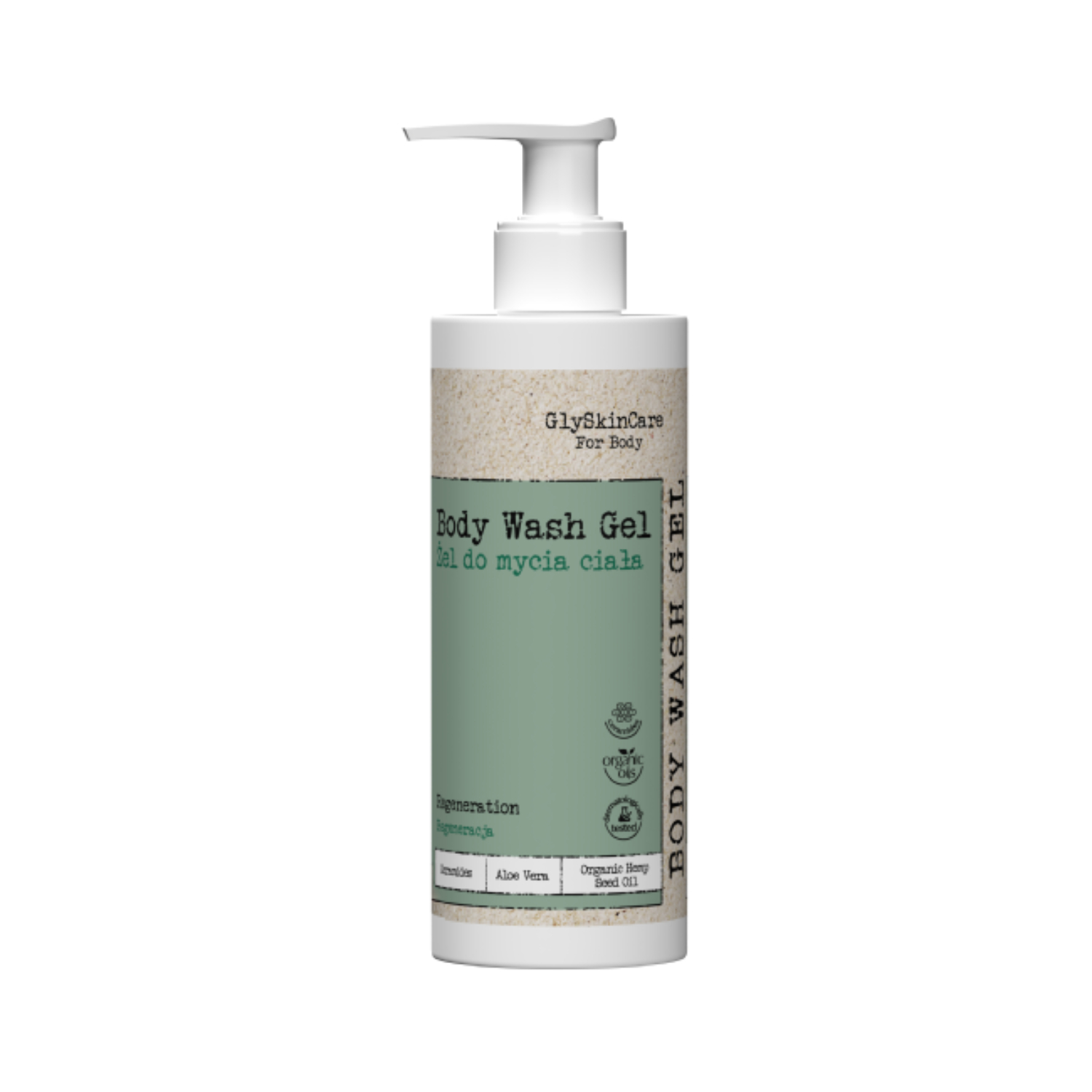 Glyskincare - for body and hair, żel do mycia ciała regeneracja, 200 ml (data ważności: 31.08.2026)