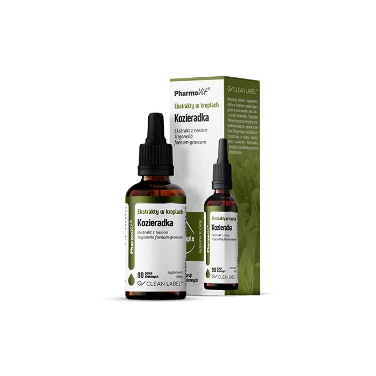 Pharmovit ekstrakty w kroplach, kozieradka, 30 ml