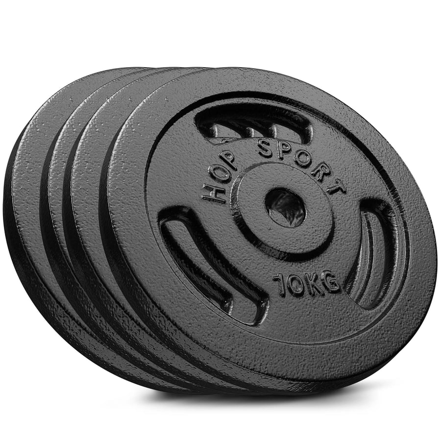 Gusseisen Hantelscheiben-Set 40 kg 4 x 10 kg