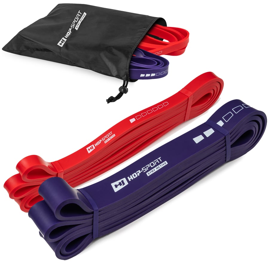 Set de 2 bandes élastiques 7-39 kg