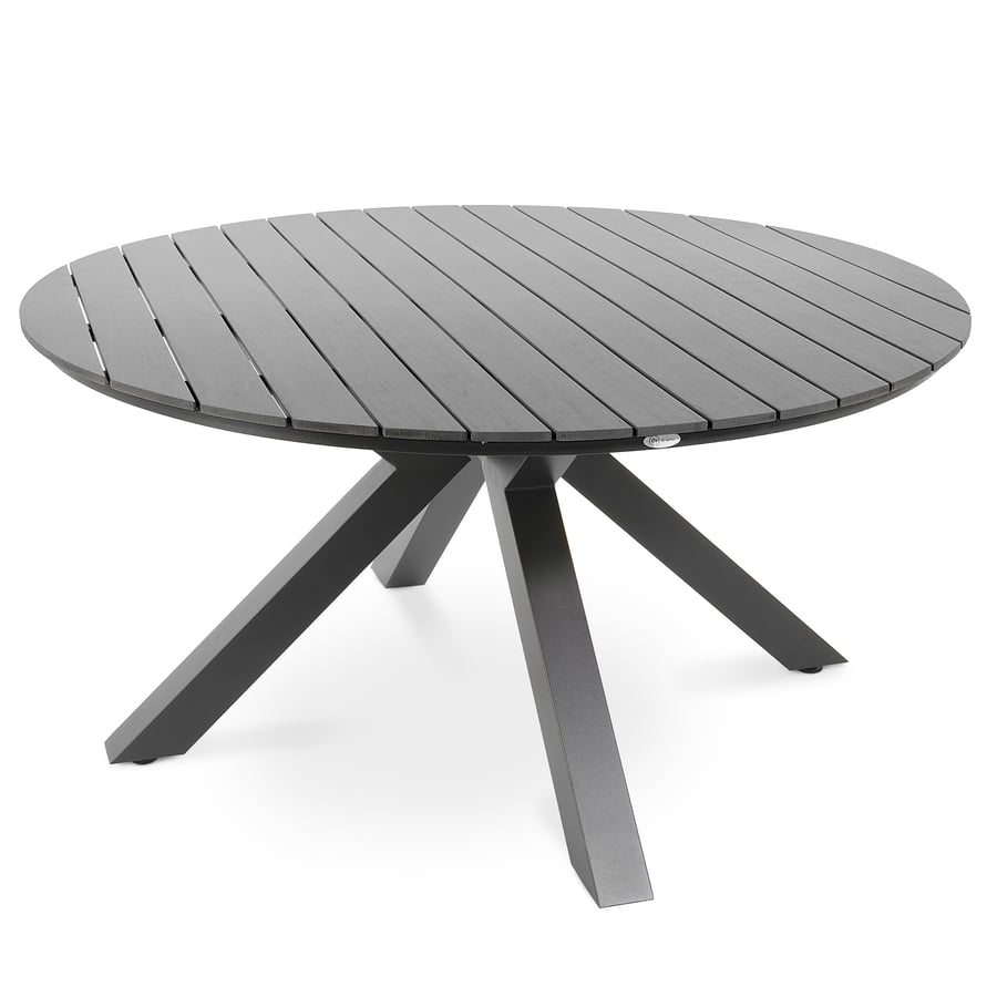 Gartentisch rund 150 cm Ravello - Schwarz