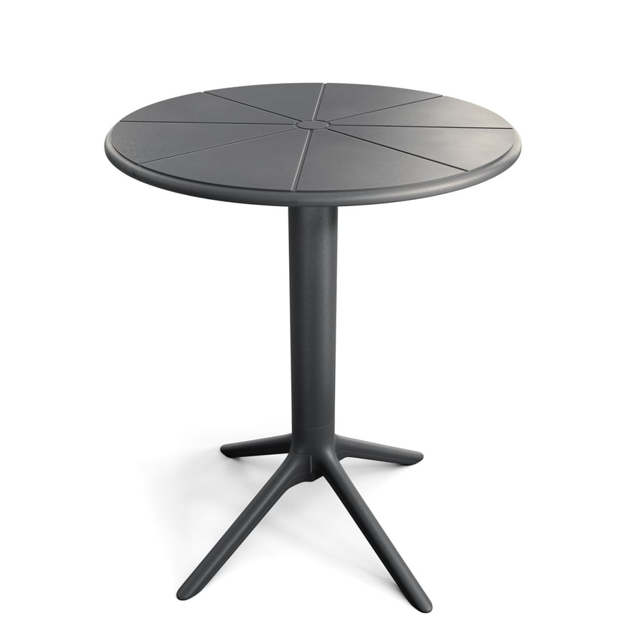 Gartentisch rund Dego 60 cm - schwarz