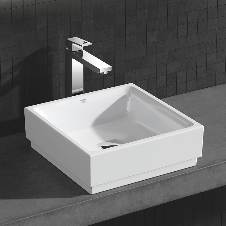 Grohe Cube Ceramic umywalka 40 cm nablatowa PureGuard biała 3948200H