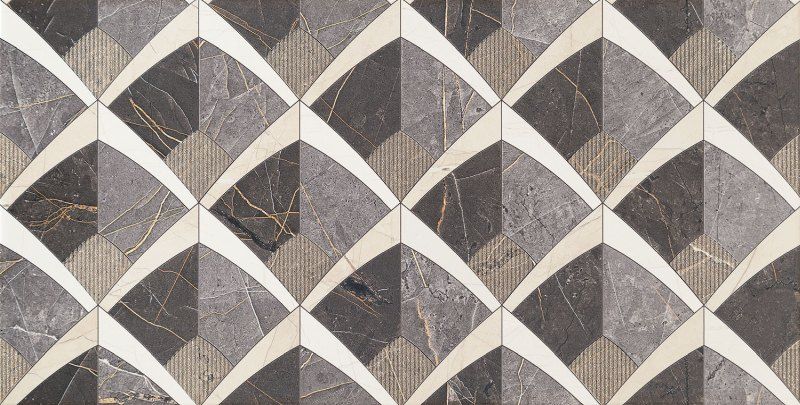Domino Opium geo dekor ścienny 60,8x30,8 cm