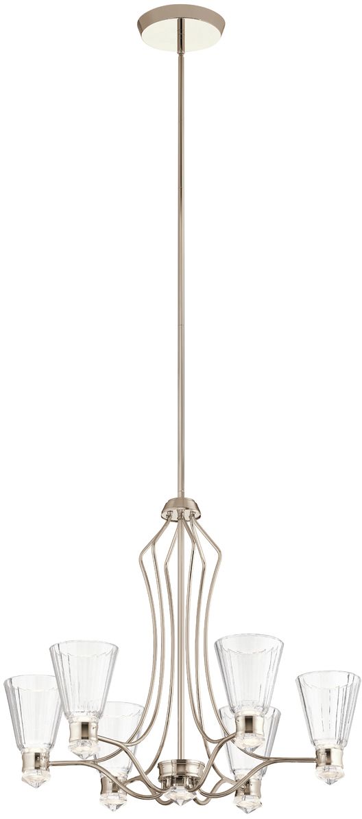 Quintiesse Kayva lampa wisząca 36 W polerowany nikiel QN-KAYVA13-PN