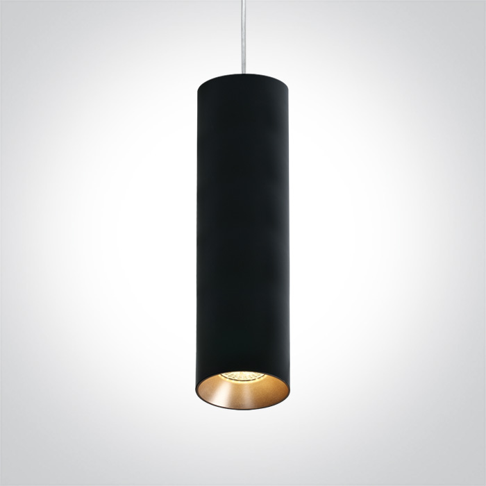 One Light Zaimi lampa wisząca 1x10W czarna 63105MA/B