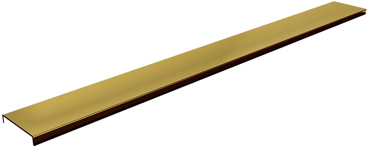 Schedpol Base Gold Shine Range maskownica odpływu liniowego 110 cm złoty 10.058/DPZP