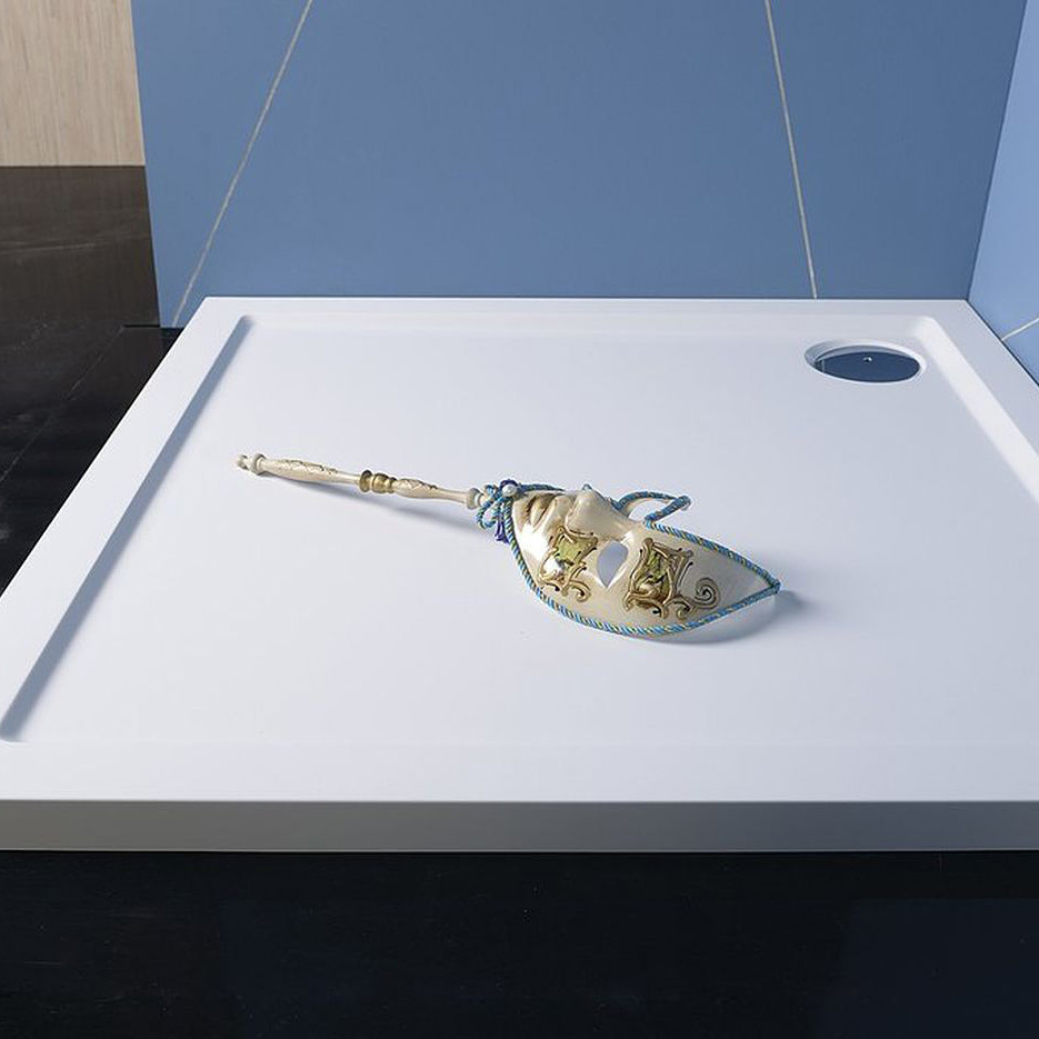Polysan Aura brodzik 80x80 cm kwadratowy biały 42511