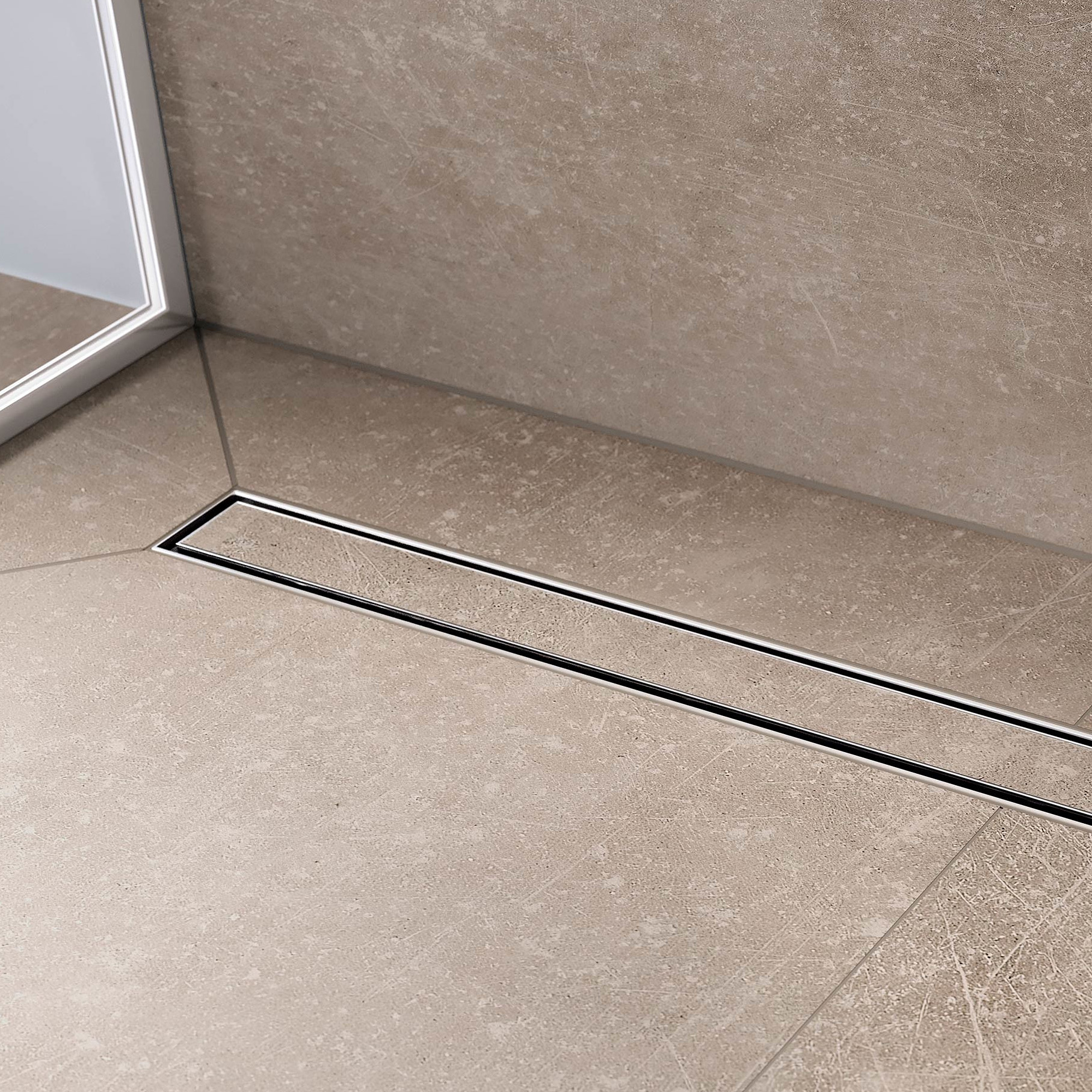 Hansgrohe RainDrain Compact odpływ liniowy 70 cm ruszt pod płytki 56177000 - Wysyłka w 24h