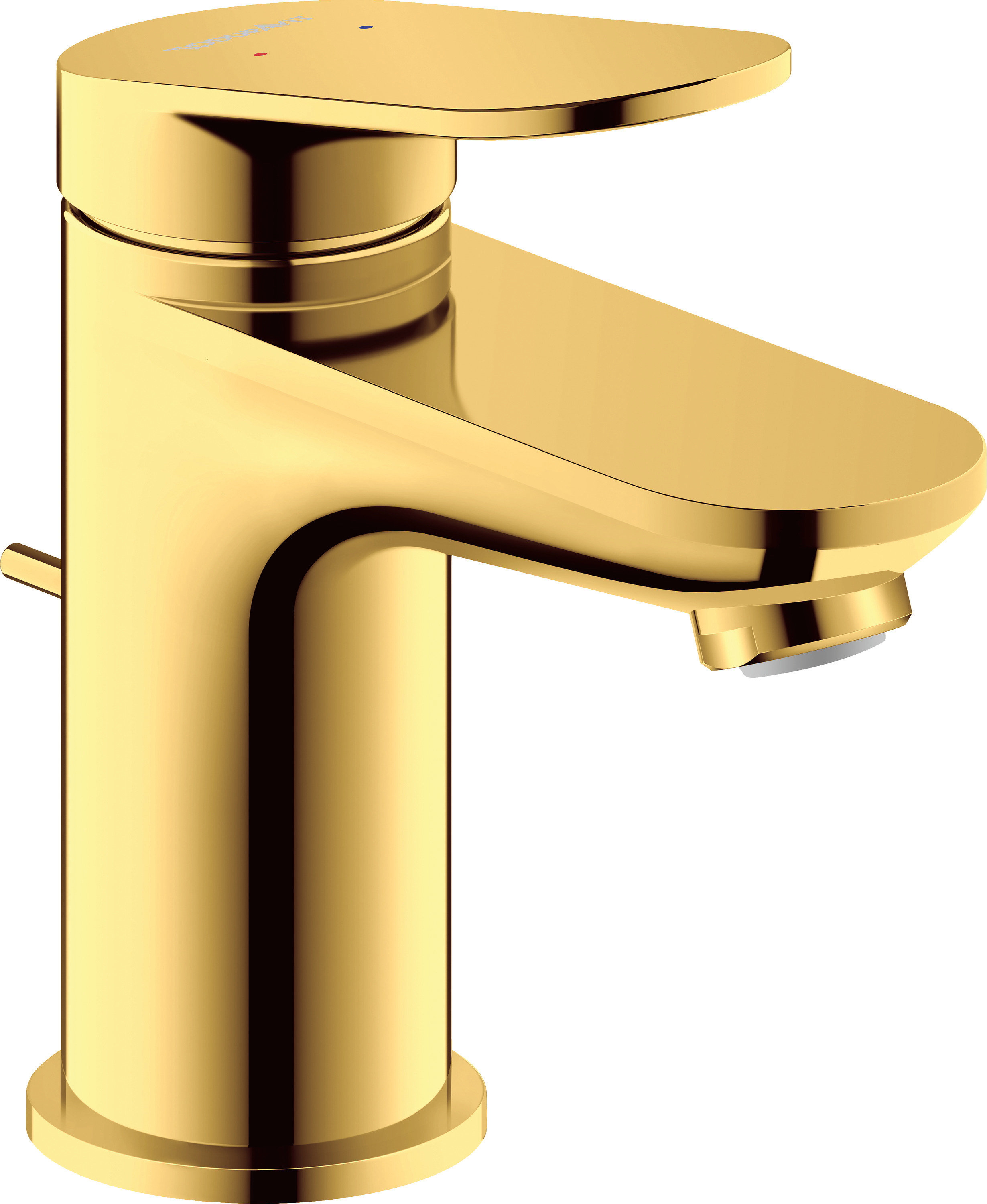 Duravit Wave bateria umywalkowa stojąca złoto polerowane WA1010001034
