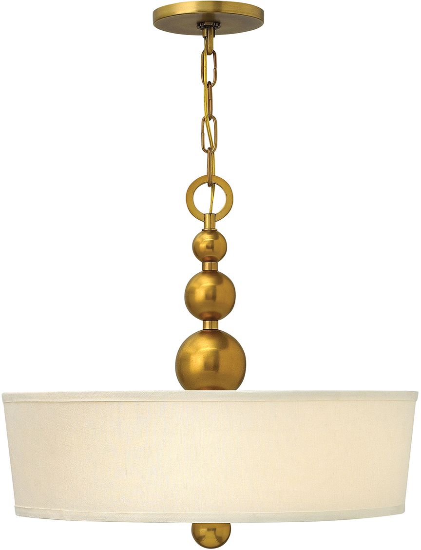 Elstead Lighting Zelda lampa wisząca 3x60 W vintage mosiądz HK-ZELDA-P-B-VS