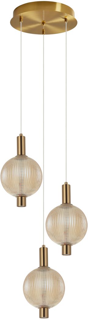 Italux Lenti lampa wisząca 3x18 W biała PND-83631-3-AB-AMB