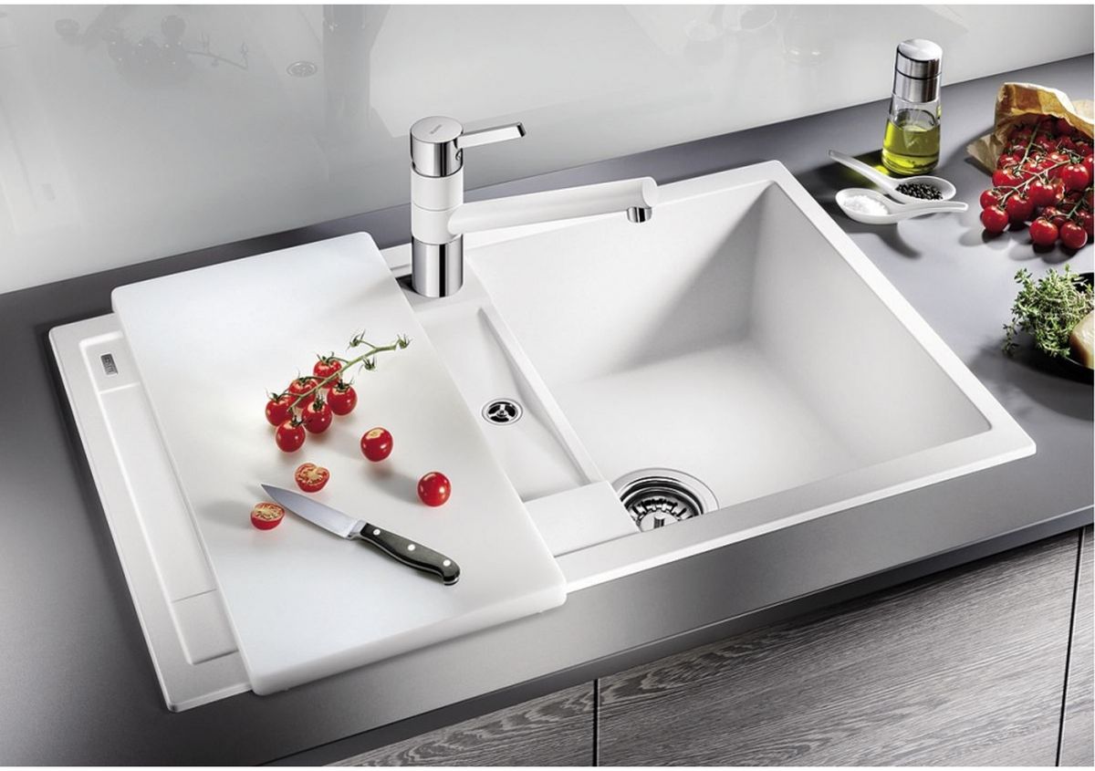 Blanco Metra 45 S zlewozmywak 78x50 cm PuraDur z Silgranit PuraDur biały 513187