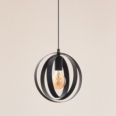 Rabalux Cortado lampa wisząca 1x40W czarna 5360