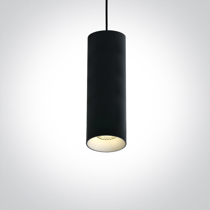 One Light Kallifoni lampa wisząca 1x10 W czarna 63105M/B