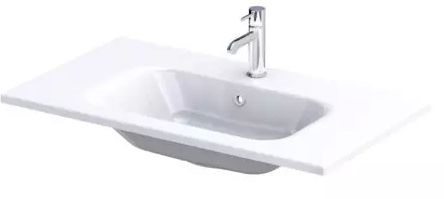 Oristo Are umywalka 81x46 cm prostokątna meblowa biała UME-AR-80-92