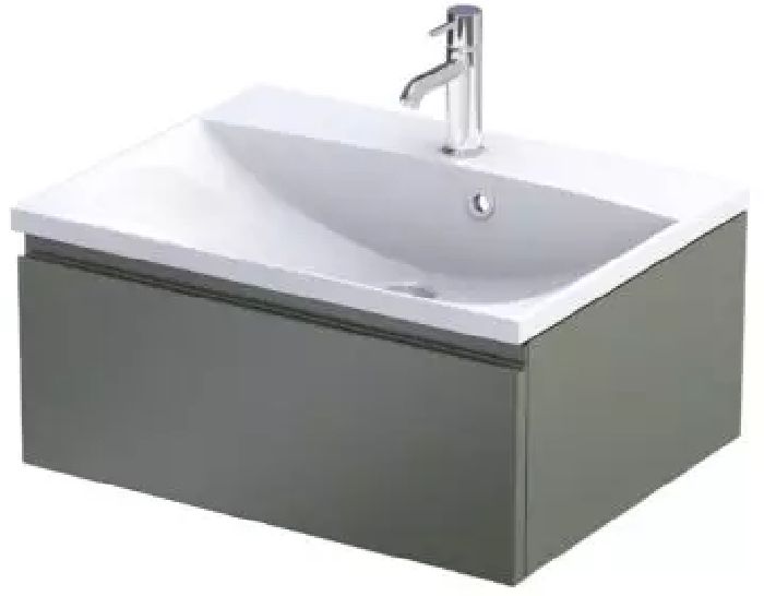 Oristo Brylant szafka 60 cm podumywalkowa wisząca zielony mat OR36-SD1S-60-17