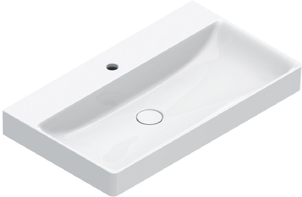 Catalano Green umywalka 80x47 cm prostokątna ścienna-nablatowa biała 0420800001
