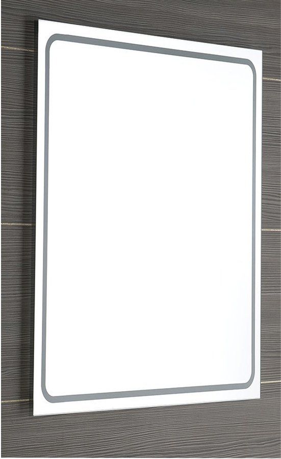 Sapho Gemini lustro 70x50 cm prostokątne z oświetleniem LED GM050