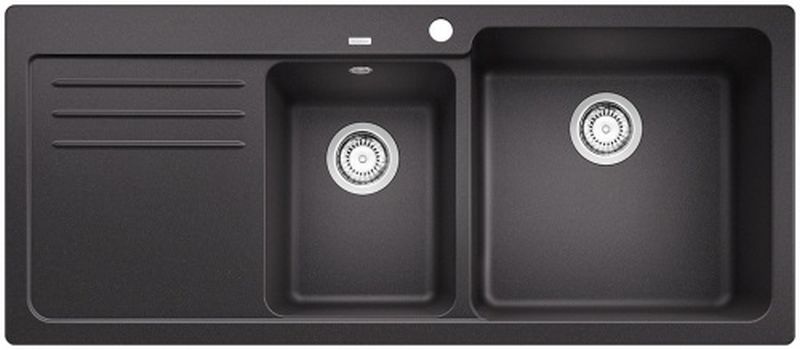 Blanco Naya 8 S zlewozmywak 116x50 cm z Silgranit PuraDur antracyt 525779 - Wysyłka w 24h