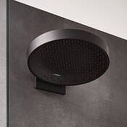 Hansgrohe Rainfinity deszczownica 36 cm okrągła z przyłączem ściennym czarny mat 26234670