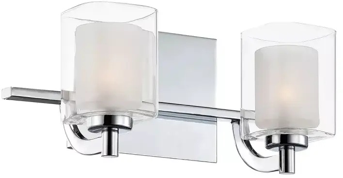 Elstead Lighting Kolt kinkiet 2x3 W polerowany chrom QZ-KOLT2-PC-BATH