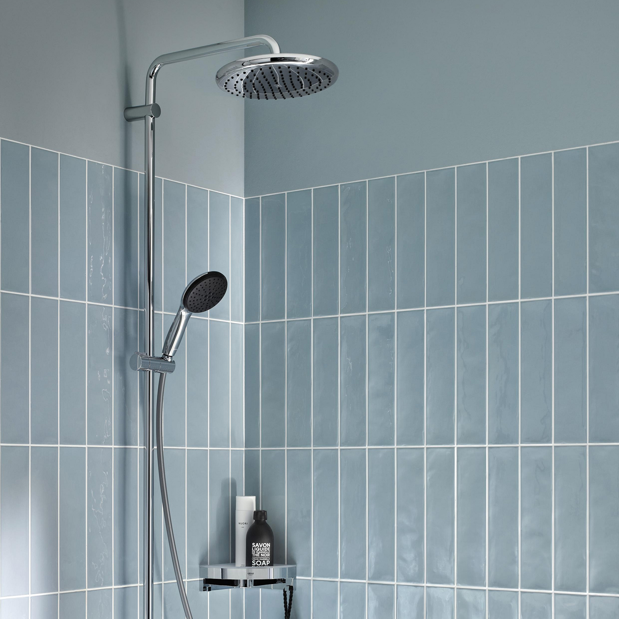 Grohe Vitalio Start System zestaw wannowo-prysznicowy ścienny termostatyczny z deszczownicą chrom 26988001 - Wysyłka w 24h