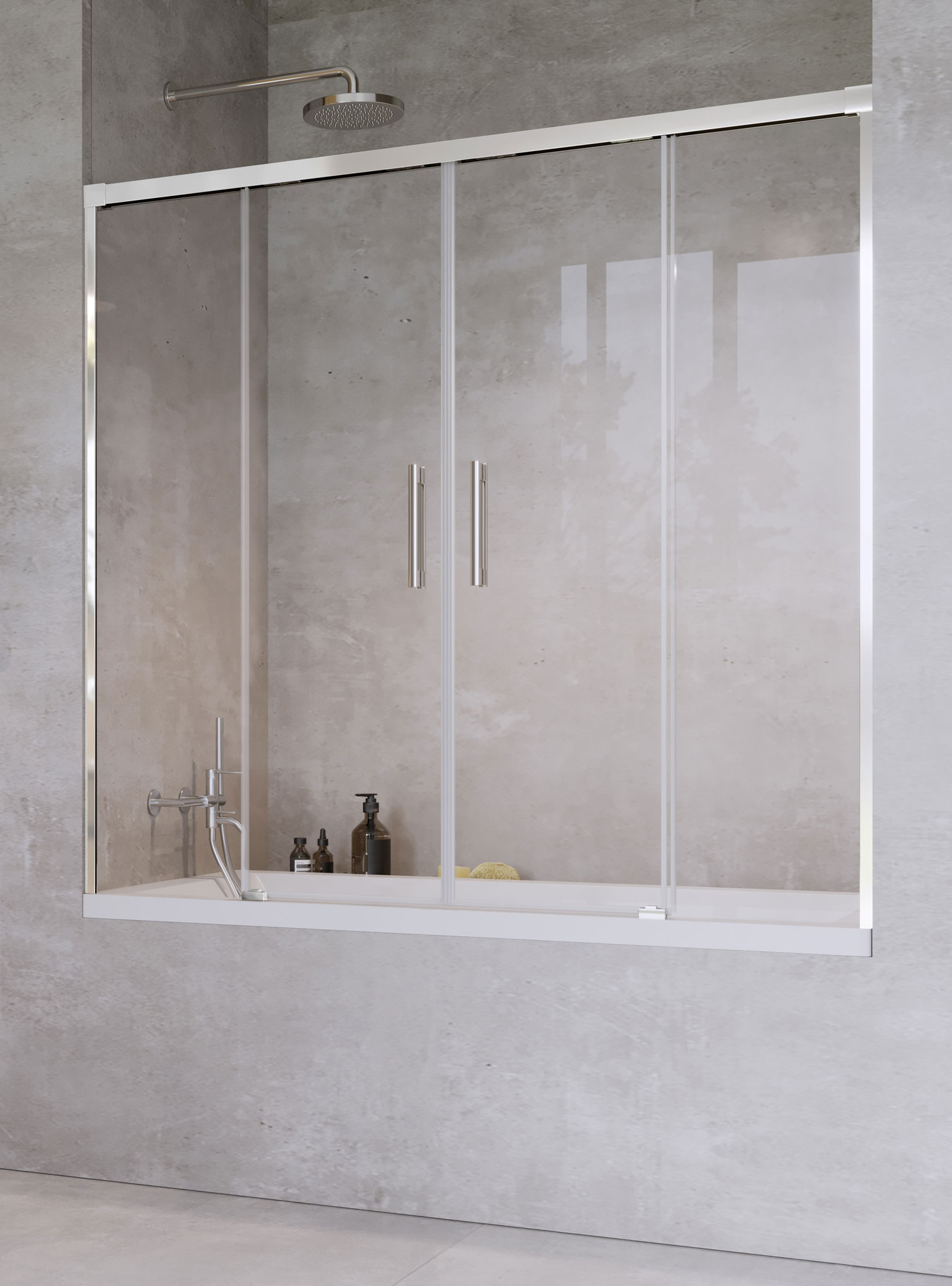 Radaway Idea PN DWD parawan nawannowy 180 cm szkło przezroczyste 10004180-01-01