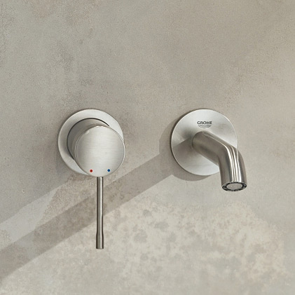 Grohe Essence bateria umywalkowa podtynkowa SuperSteel 19408DC1