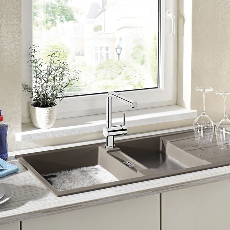 Blanco Metra 8 S zlewozmywak 116x50 cm z Silgranit PuraDur szarość skały 518884