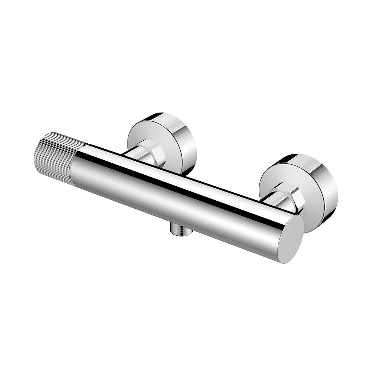 Ksuro 02 bateria prysznicowa ścienna chrom błyszczący 12002010 - Wysyłka w 24h