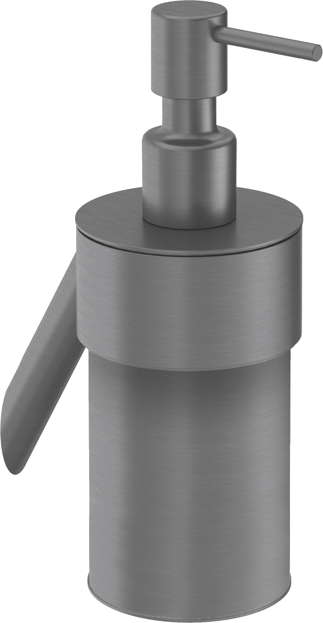 Deante Silia dozownik do mydła 250 ml ścienny titanium ADID421