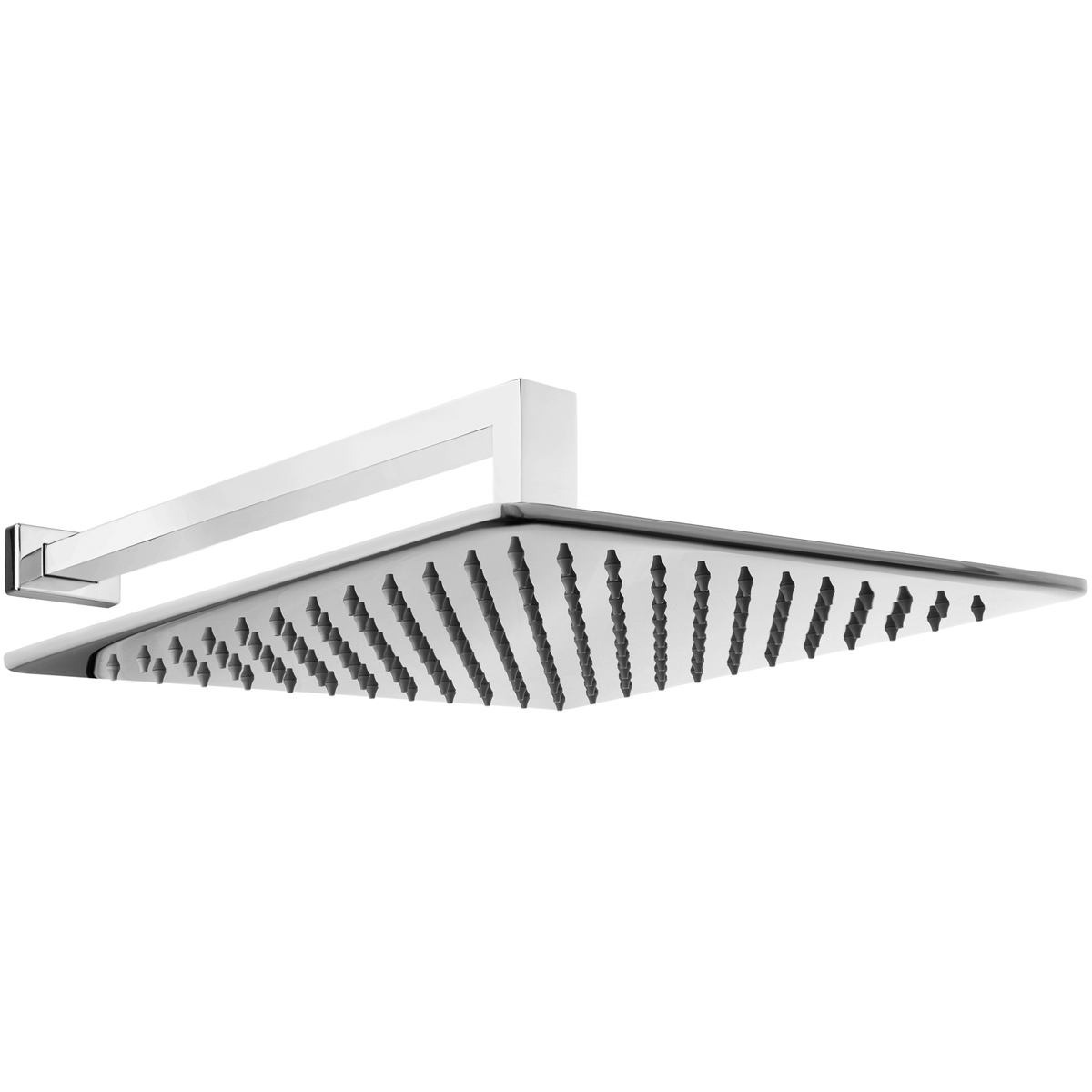 Oltens Sondera (S) Lagan (S) deszczownica 30 cm kwadratowa z ramieniem ściennym chrom 36015100 - Wysyłka w 24h