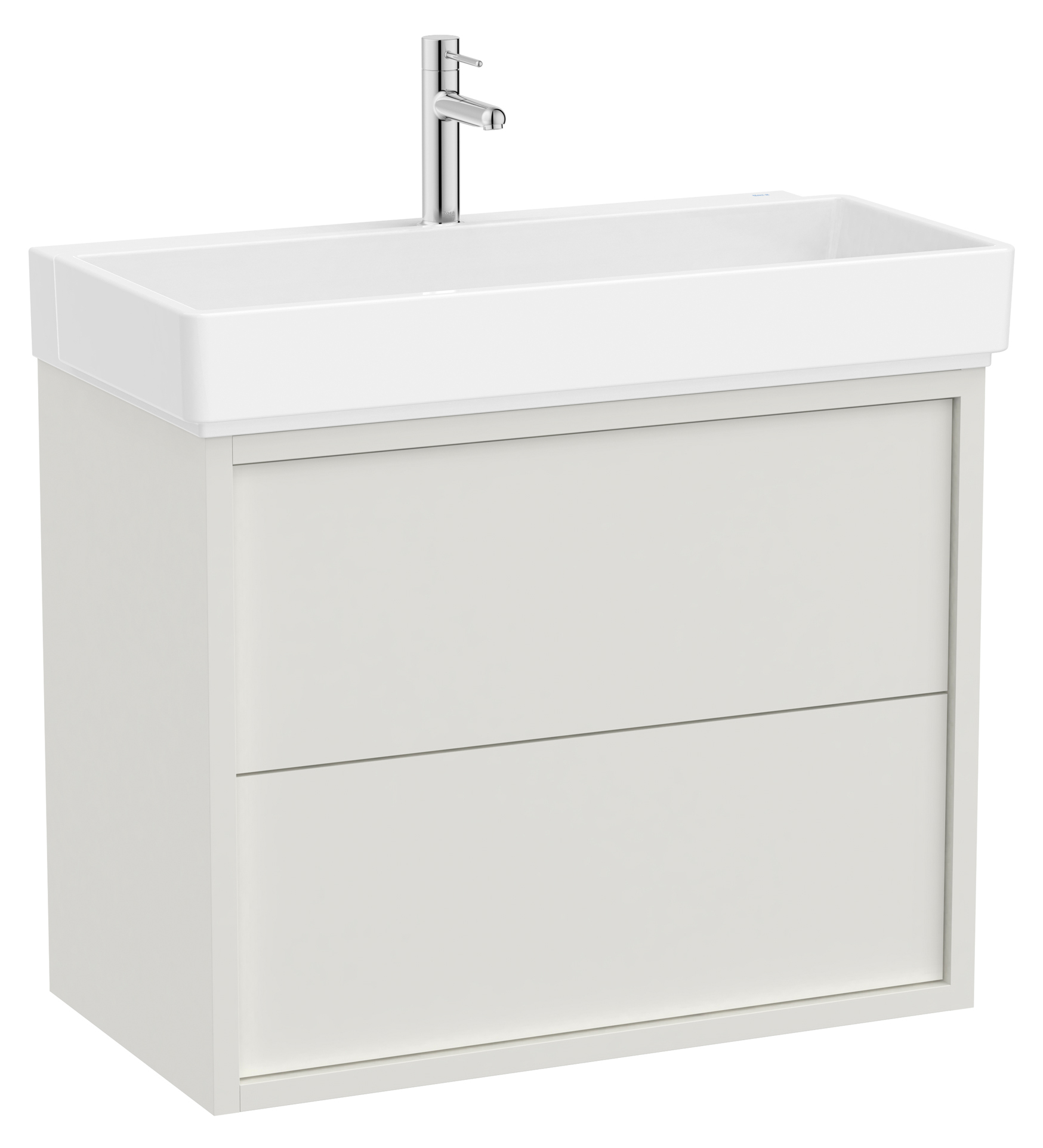 Roca Tura umywalka z szafką 80 cm biały mat A852033558