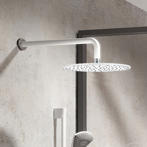 Kludi A-QA deszczownica 30 cm okrągła biały/chrom 6433091-00