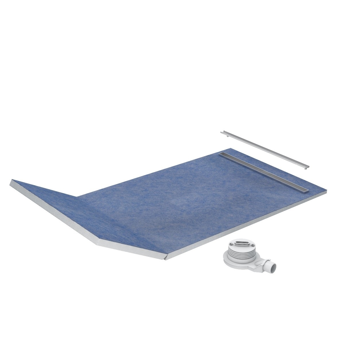 Schedpol Slim Lux odpływ liniowy 130+50x90 cm 10.113/OLSL