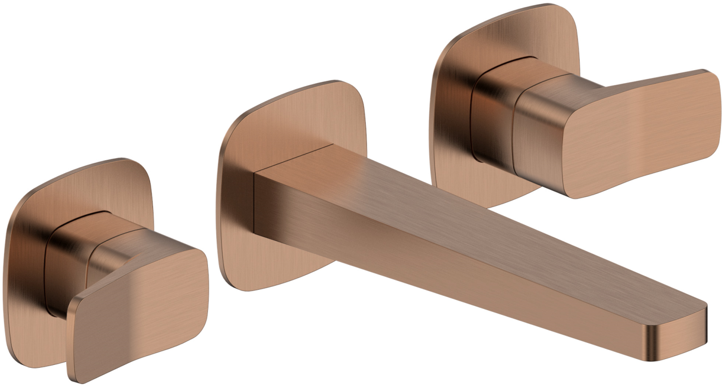 KFA Armatura Malaga Rose Gold bateria umywalkowa podtynkowa miedź szczotkowana 4529-821-34
