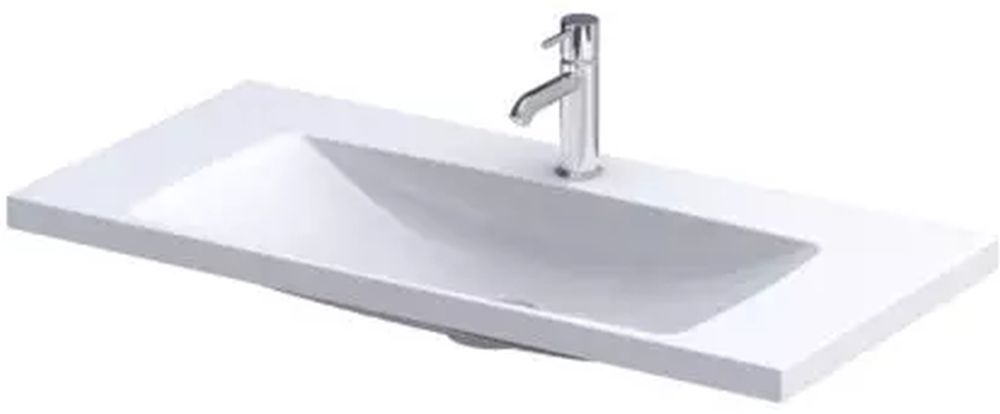 Oristo Compact umywalka 80x38 cm meblowa prostokątna biała UME-C-ET-80-92