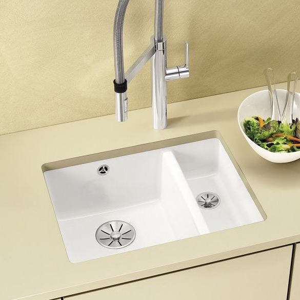 Blanco Subline 350/150-U zlewozmywak ceramiczny 56,7x45,6 cm biały 523741