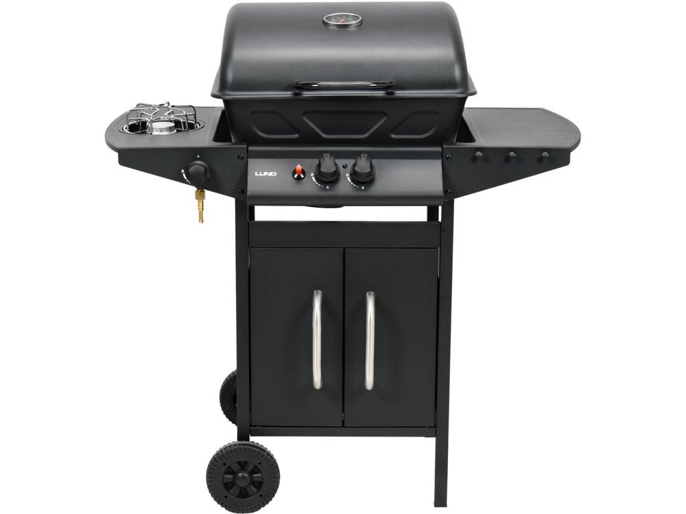 Grill gazowy 2-palnikowy + palnik pomocniczy | 99645