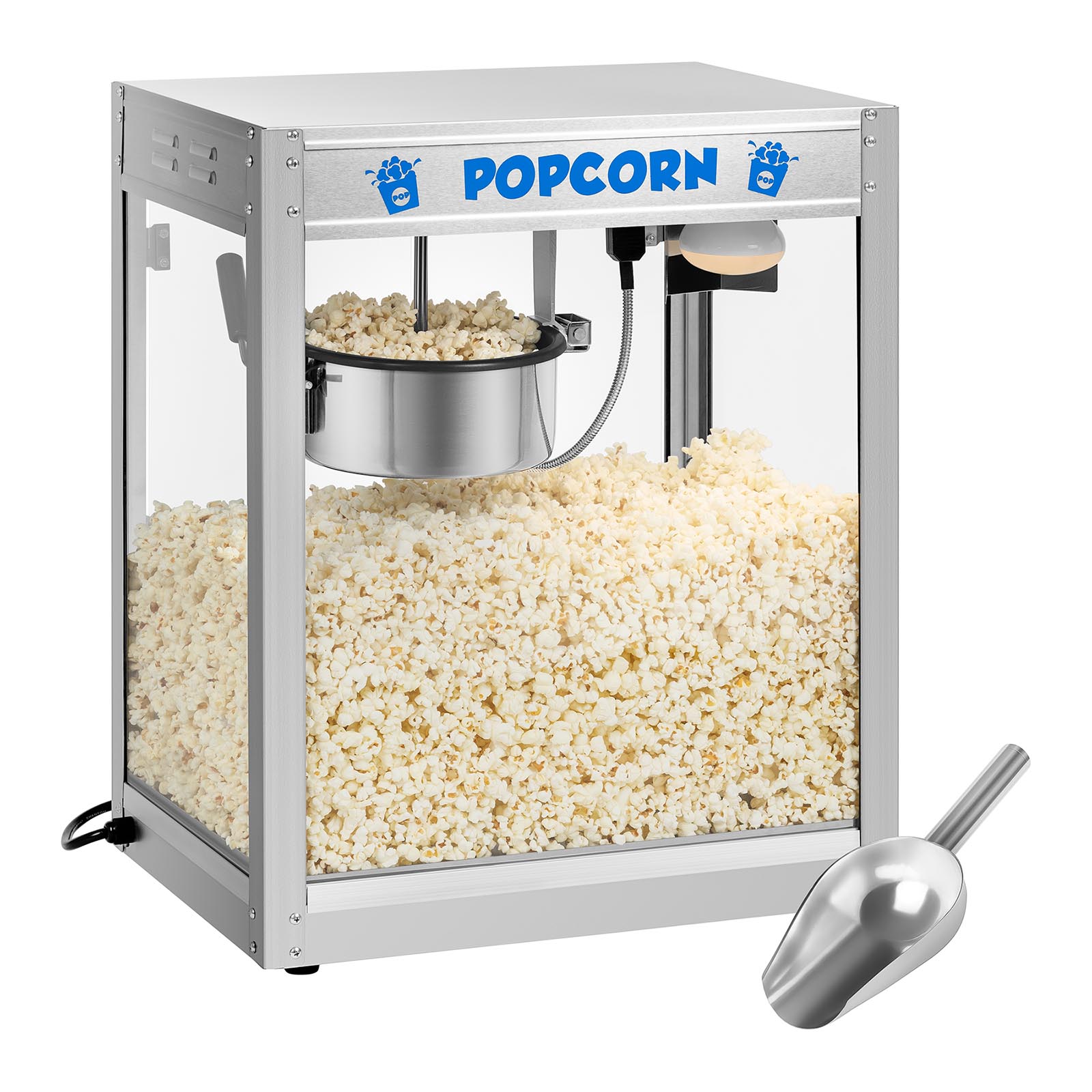 Profesjonalna maszyna do popcornu ze stali nierdzewnej
