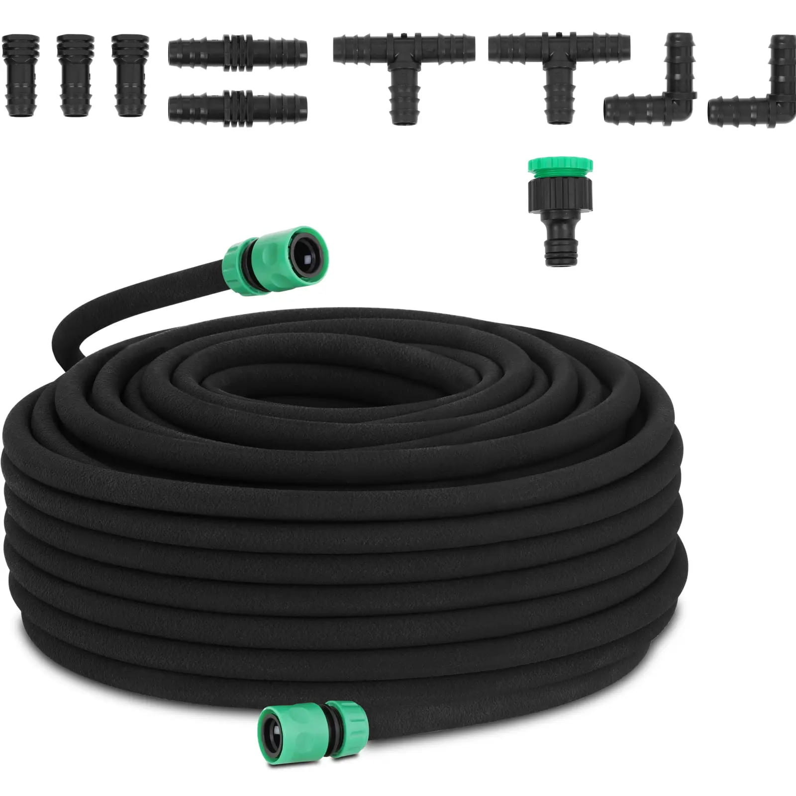 Wąż pocący, linia kroplująca 50 m + zestaw akcesoriów | HT-COSTIGAN-50X12S05