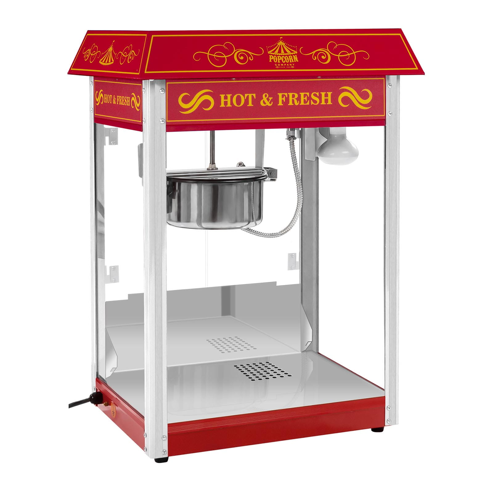 Maszyna do popcornu Red Retro 1500W | 10010546