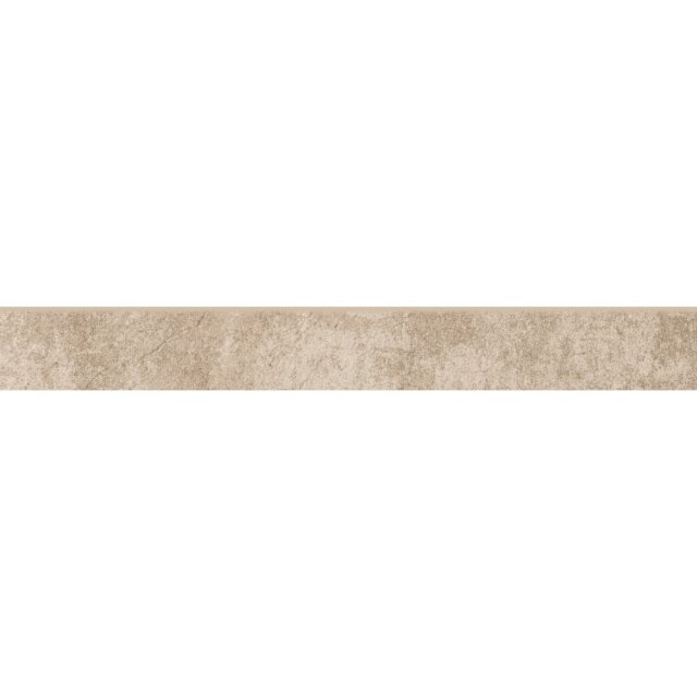 Gres szkliwiony cokół MORENCI beige structure mat 7,2x59,8 gat. I