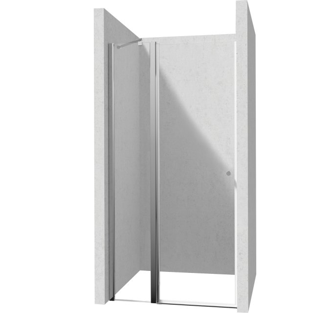 DEANTE Drzwi prysznicowe KERRIA PLUS 120x200 cm uchylne chrom KTSU045